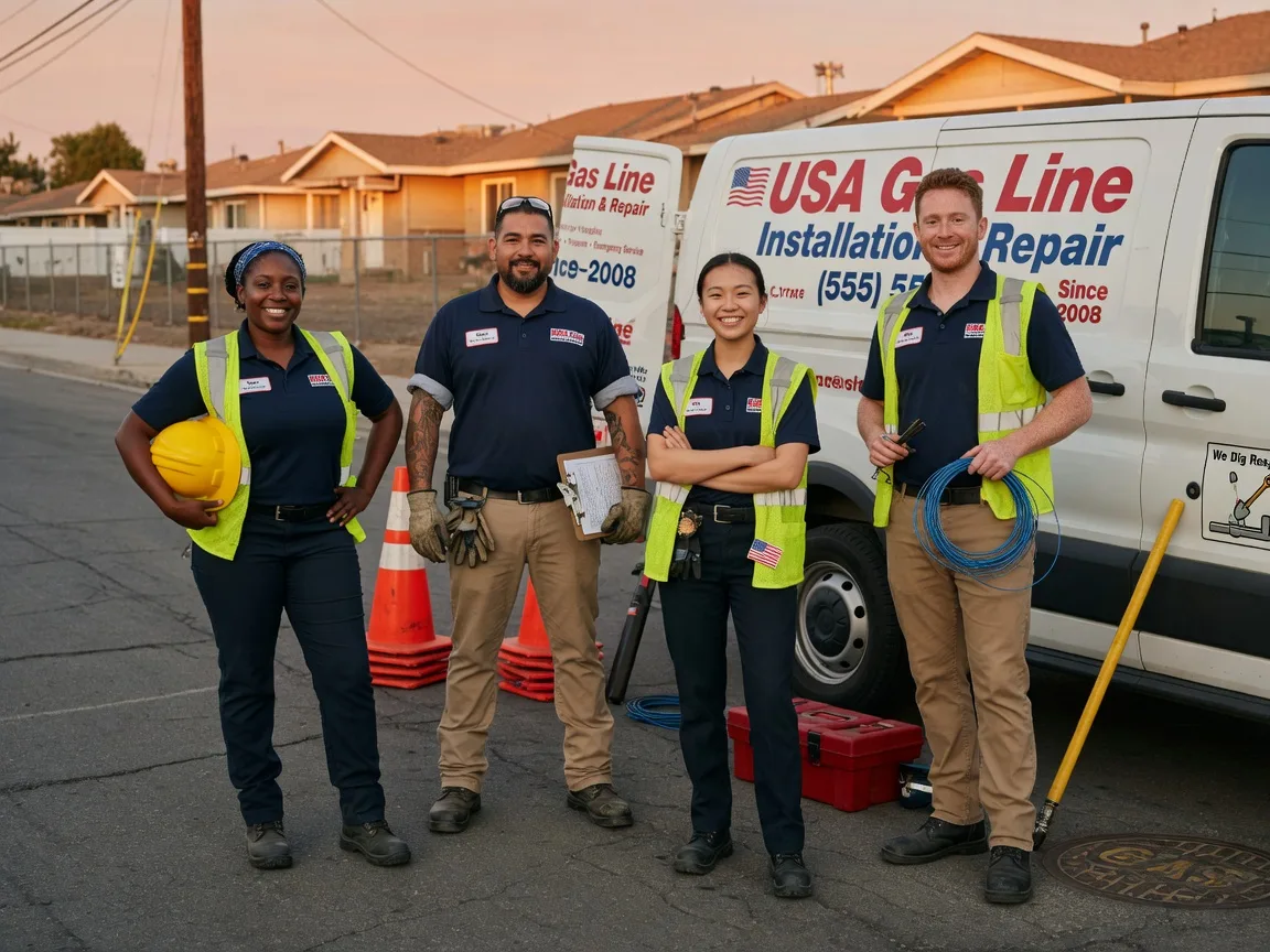 Gas Line Installation company in Santa Maria, TX